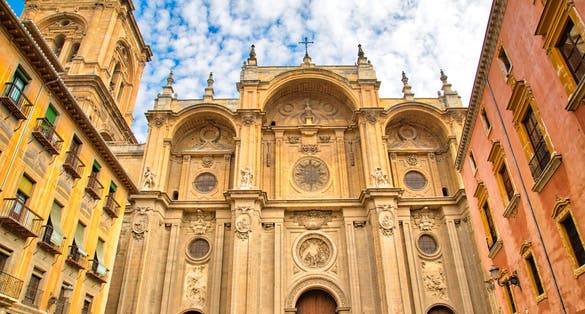 photo of facade of Capilla Real in Granada, Spain.