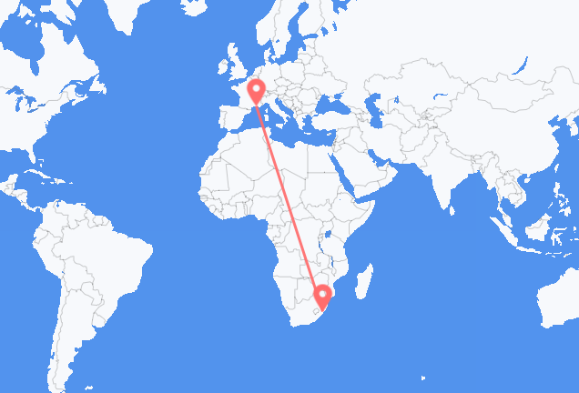 Durban to Marseille
