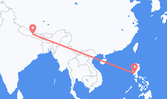 Kathmandu to Angeles