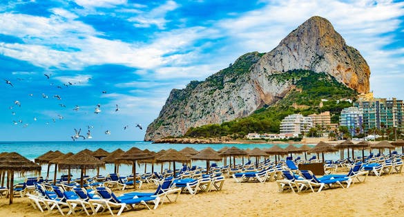 Photo of coastal city located in the Valencian Community, Alicante, Spain.