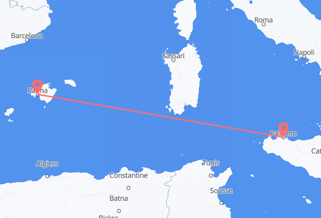 Palermo to Palma