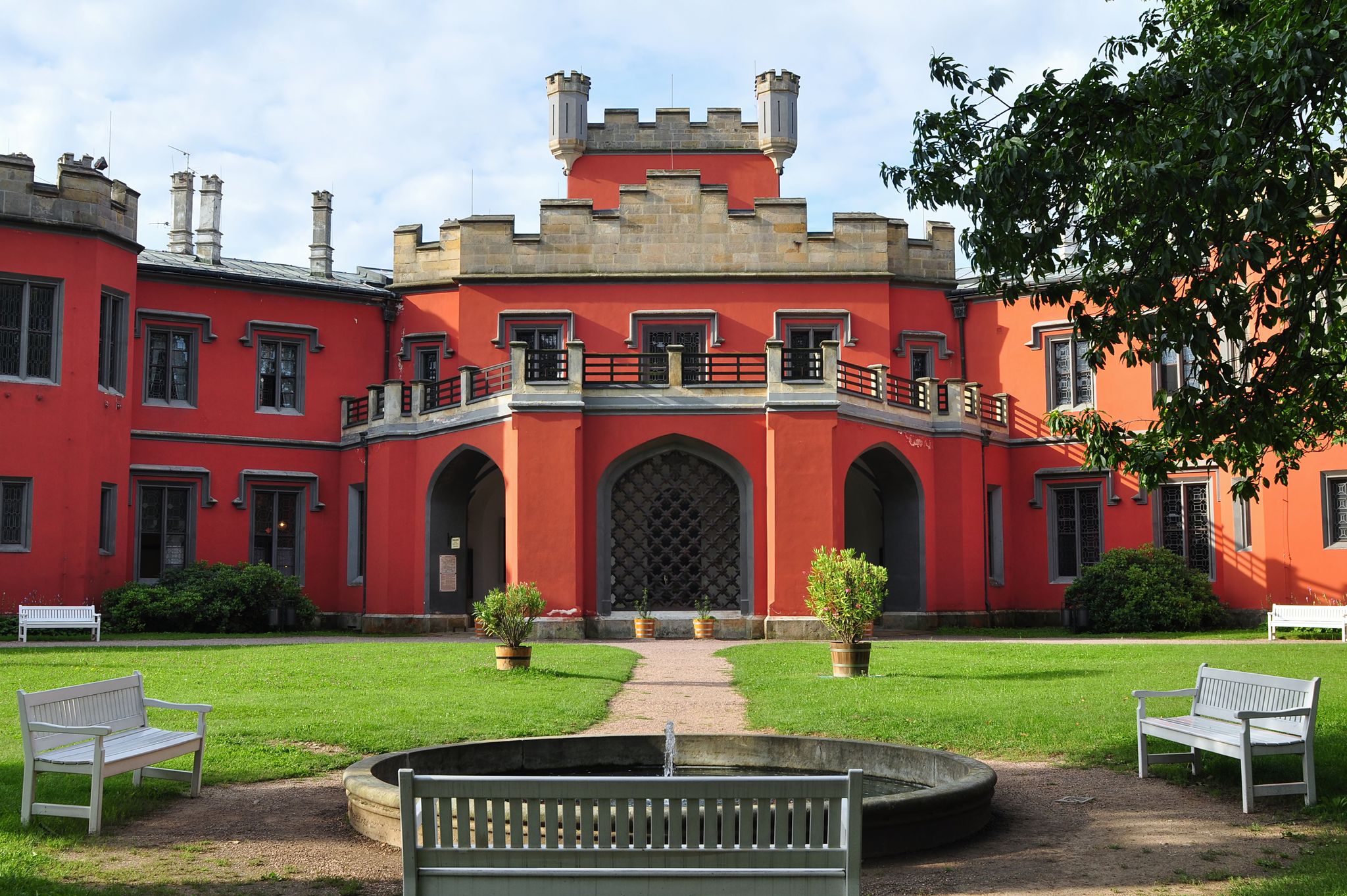Photo of castle Hrádek u Nechanic near Hradec kralove in Czech republic.