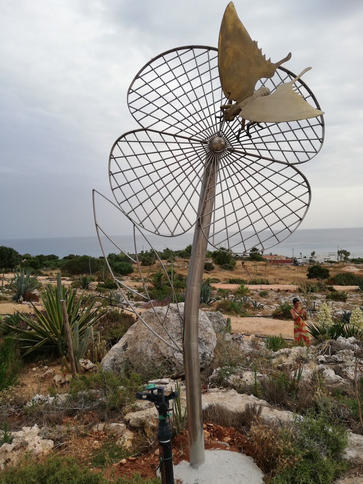 Photo of aerial view of Ayia Napa cityscape, Cyprus.