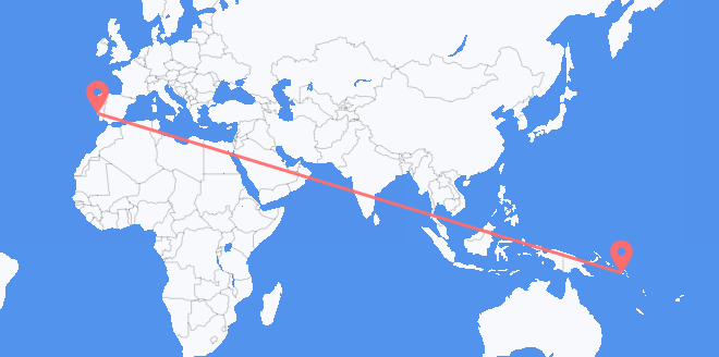 Solomon Islands to Portugal