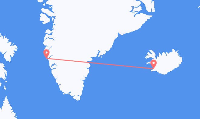 Reykjavik to Maniitsoq