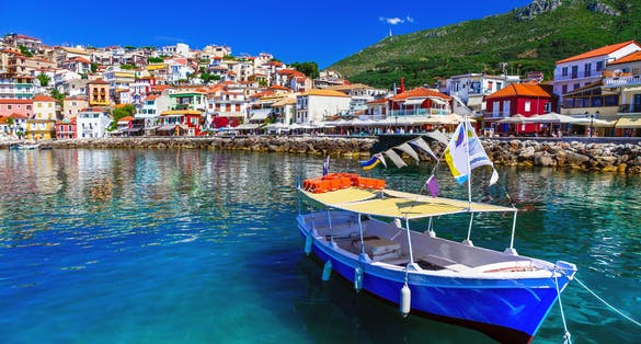 Photo of Colorful Greece, beautiful coastal town Parga.