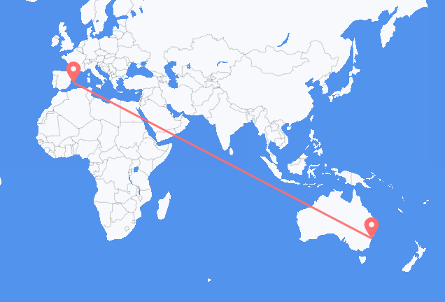 シドニー イビサ島へ