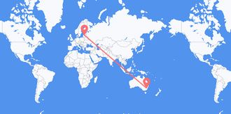 澳大利亚 目的地 拉脱维亚