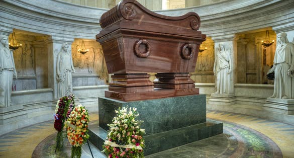 Napoleon's tomb at Les Invalides, Paris, France