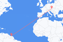 Paramaribo to Vienna