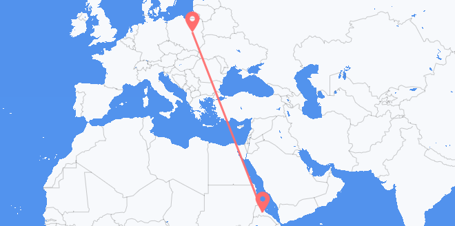 Eritrea to Poland
