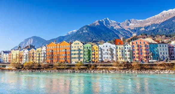 Innsbruck cityscape, Austria.