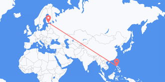 the Philippines to Finland