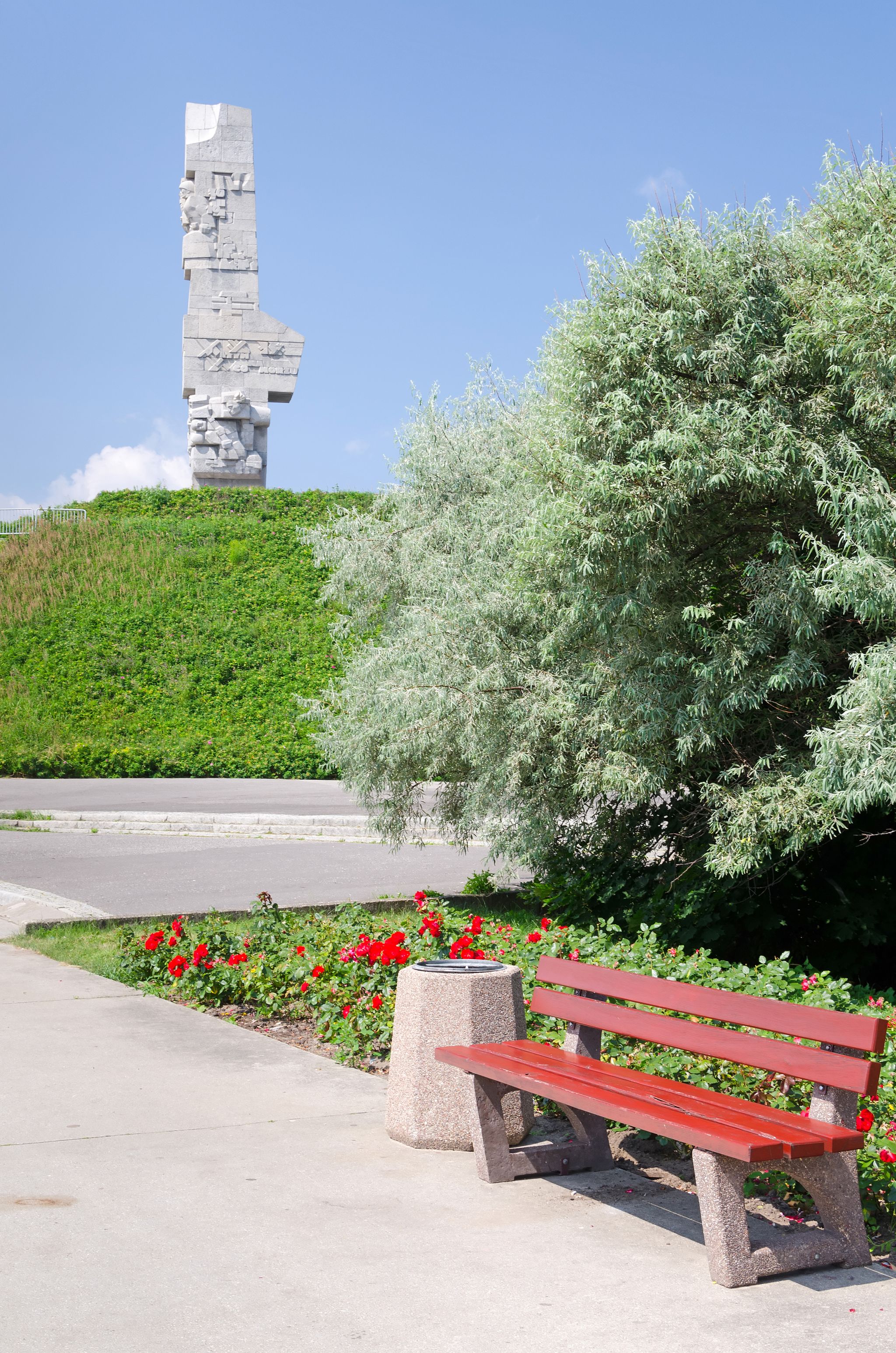 Park view for Westerpaltte monument