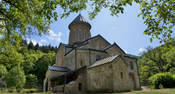 Photo of Kintsvisi Monastery, Georgia.