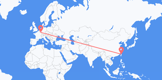 台湾 到卢森堡市