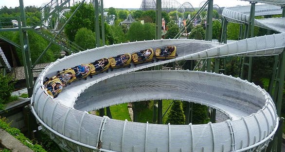 photo of view of Schweizer Bobbahn, Soltau, Germany.