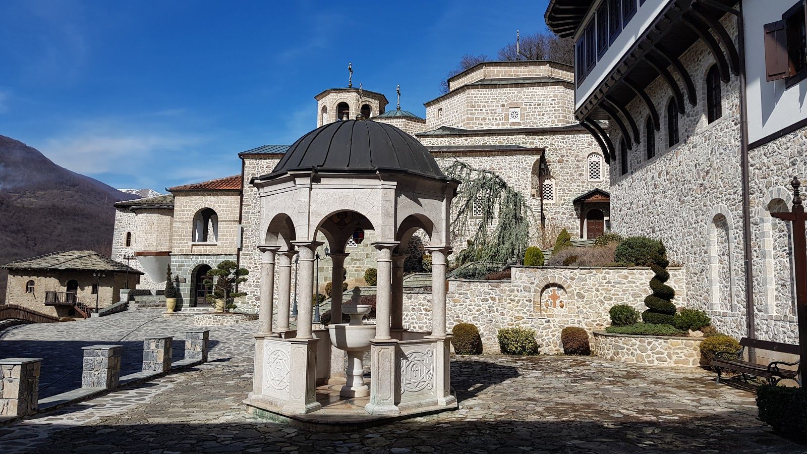 Bigorski Monastery St John the Baptist, Rostushe, Municipality of Mavrovo and Rostusha, Polog Region, North Macedonia