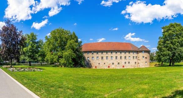 City garden and Castle of Schorndorf, Germany