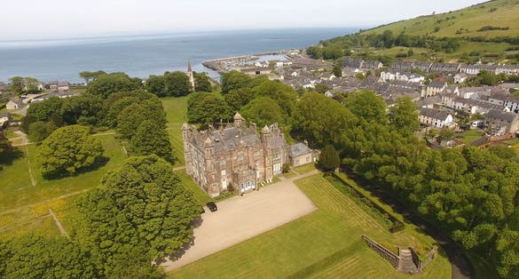 Glenarm Castle and Village Co Antrim N Ireland.