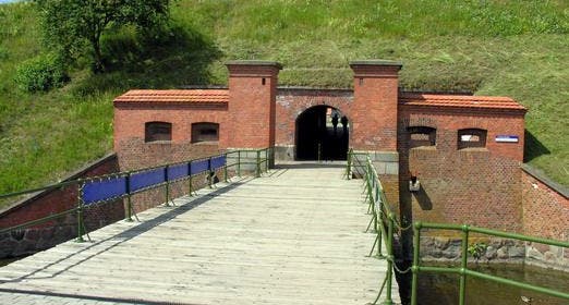 photo of entrance of Lithuanian Sea Museum, Klaipeda, Lithuania.