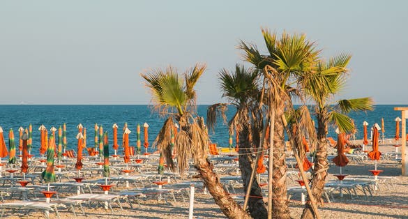 Summer vacation in the adriatic sea, Civitanova Marche.