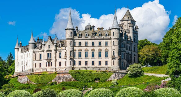 Dunrobin Castle and Gardens, NC500, Scotland, UK.