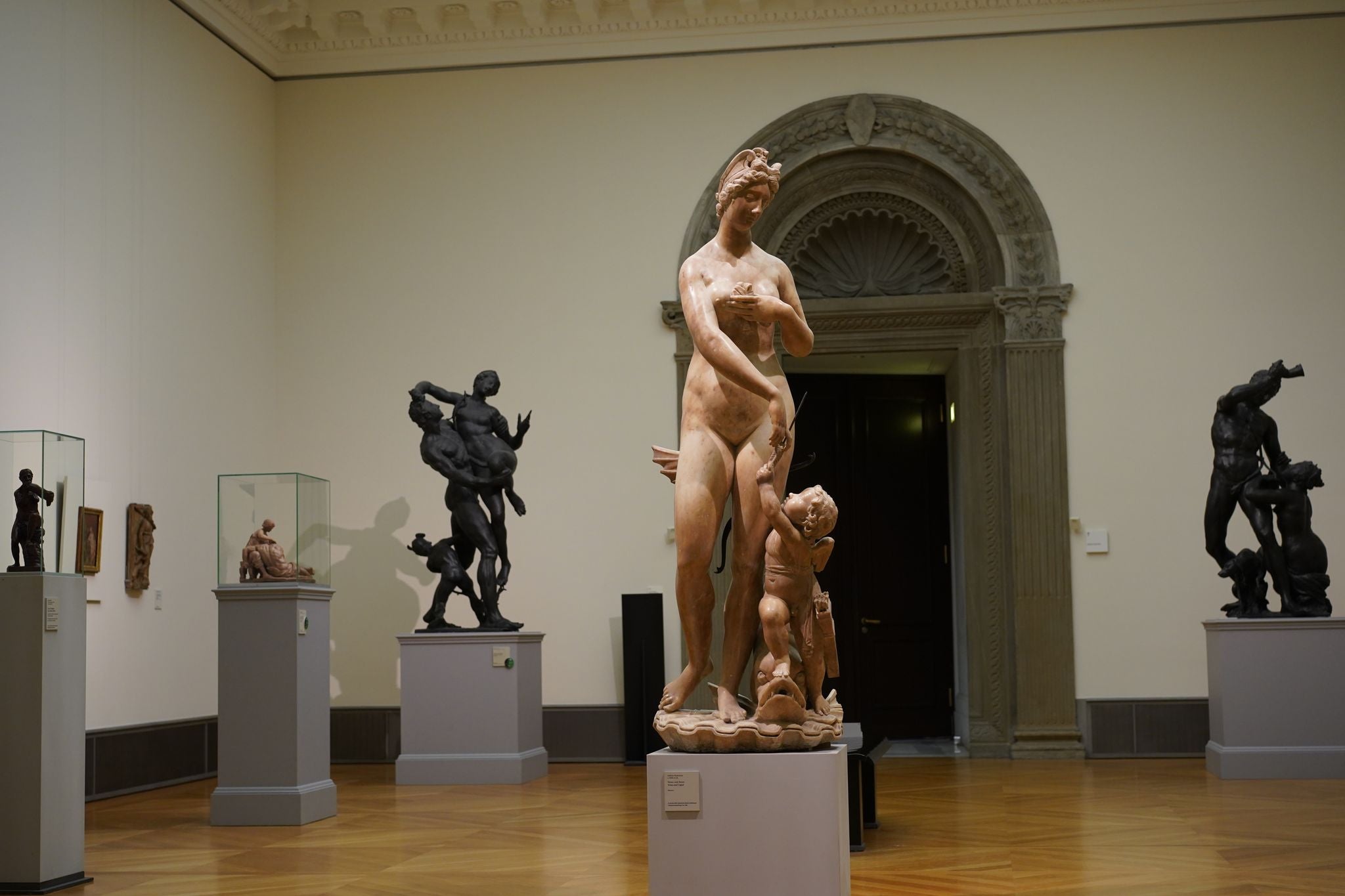  Venus and Cupid sculpture from the Southern Netherlands in Bode Museum on Museum Island in Berlin