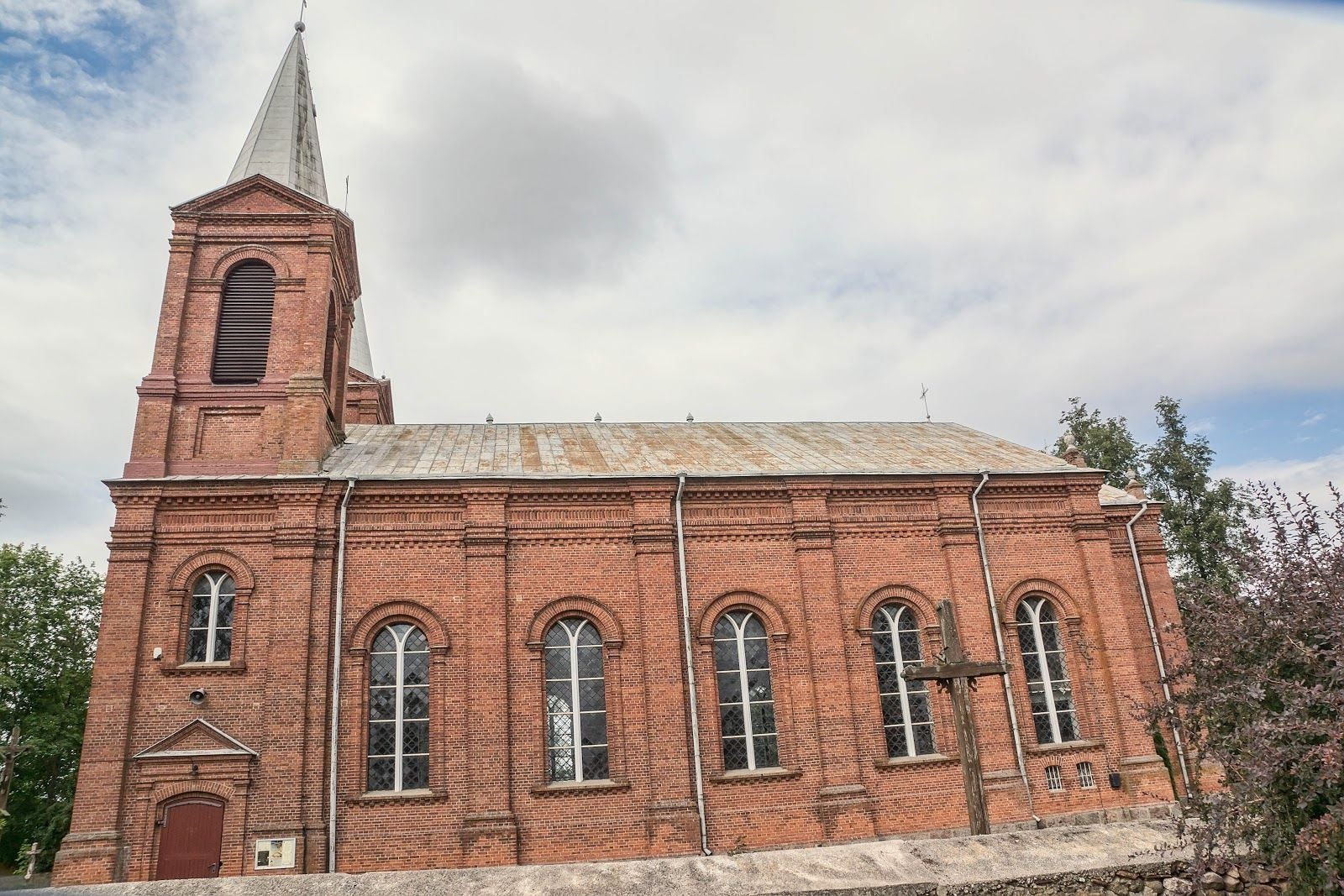 Meskuiciu Sv. Stanislovo baznycia, Meškuičių seniūnija, Šiaulių rajono savivaldybė, Siauliai County, Lithuania
