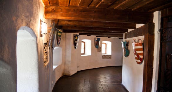 Photo of Interior of Bran Castle aka Dracula's Castle in Brasov County, Romania.