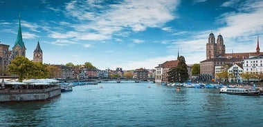 Small-Group Zurich City Walking Tour with Boat Cruise, Cable Car, and Train Ride
