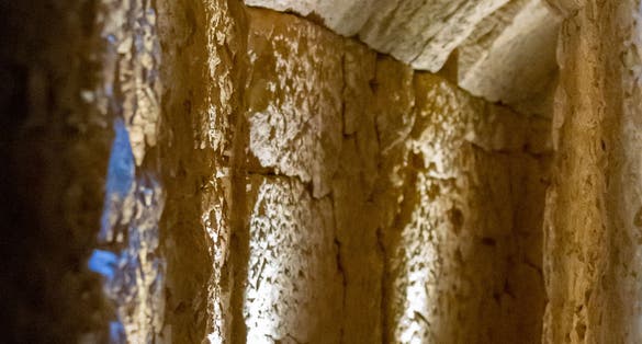 photo of view Tunnel of Eupalinos in Samos Island, Greece.