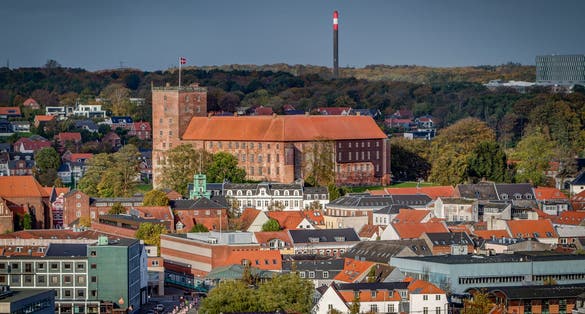photo of view of Koldinghus Castle in Kolding, Denmark.
