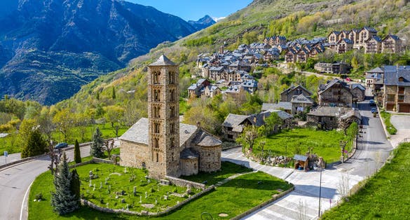 Photo of Roman Church of Sant Climent de Taull (Catalonia - Spain). 