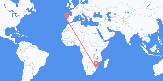 Mozambique to Portugal