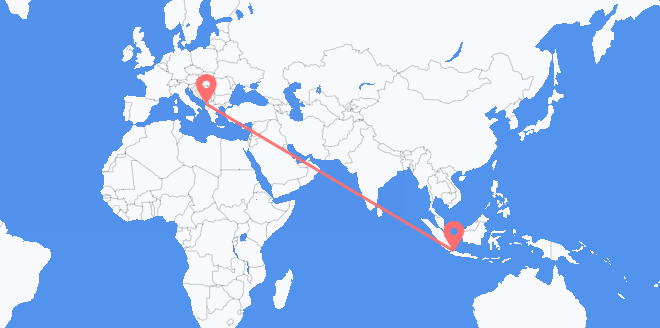 インドネシア アルバニアへ