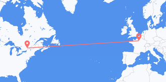 frá Kanada til Frakklands