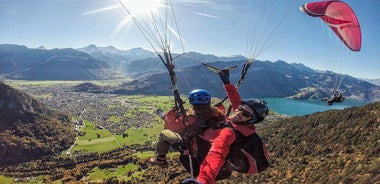Tandem Paragliding Experience with Transport from Interlaken
