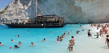 Zakynthos All Day Tour Shipwreck beach, view point-Blue Caves