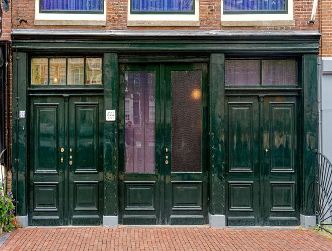 Front entrance of the Anne Frank House museum on Prinsengracht in Amsterdam..jpg