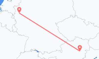 Train tickets from Mürzzuschlag to Düsseldorf