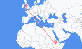 Ethiopia to Wales
