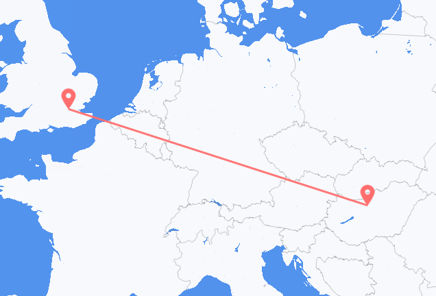 Budapest to London