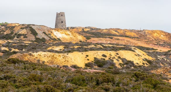 Mynydd Parys Mountain in Anglesey North Wales.