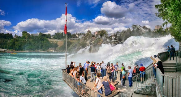 photo of view of Schaffhausen, Switzerland.