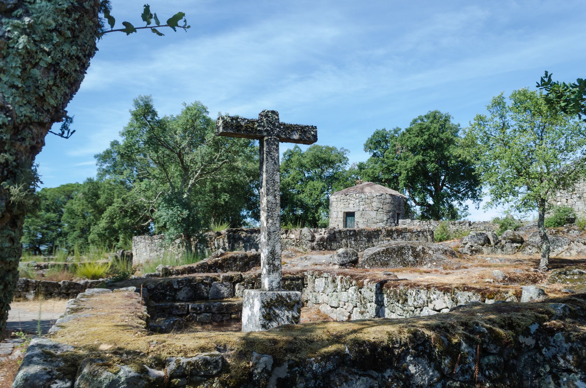 Photo of Citânia de Briteiros is an archaeological site of the Castro culture in the Municipality of Guimaraes. Portugal.