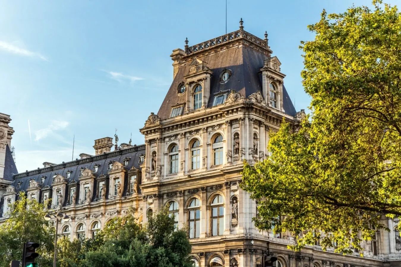 Hôtel de Ville, Quartier Saint-Merri, 4th Arrondissement, Paris, Ile-de-France, Metropolitan France, France