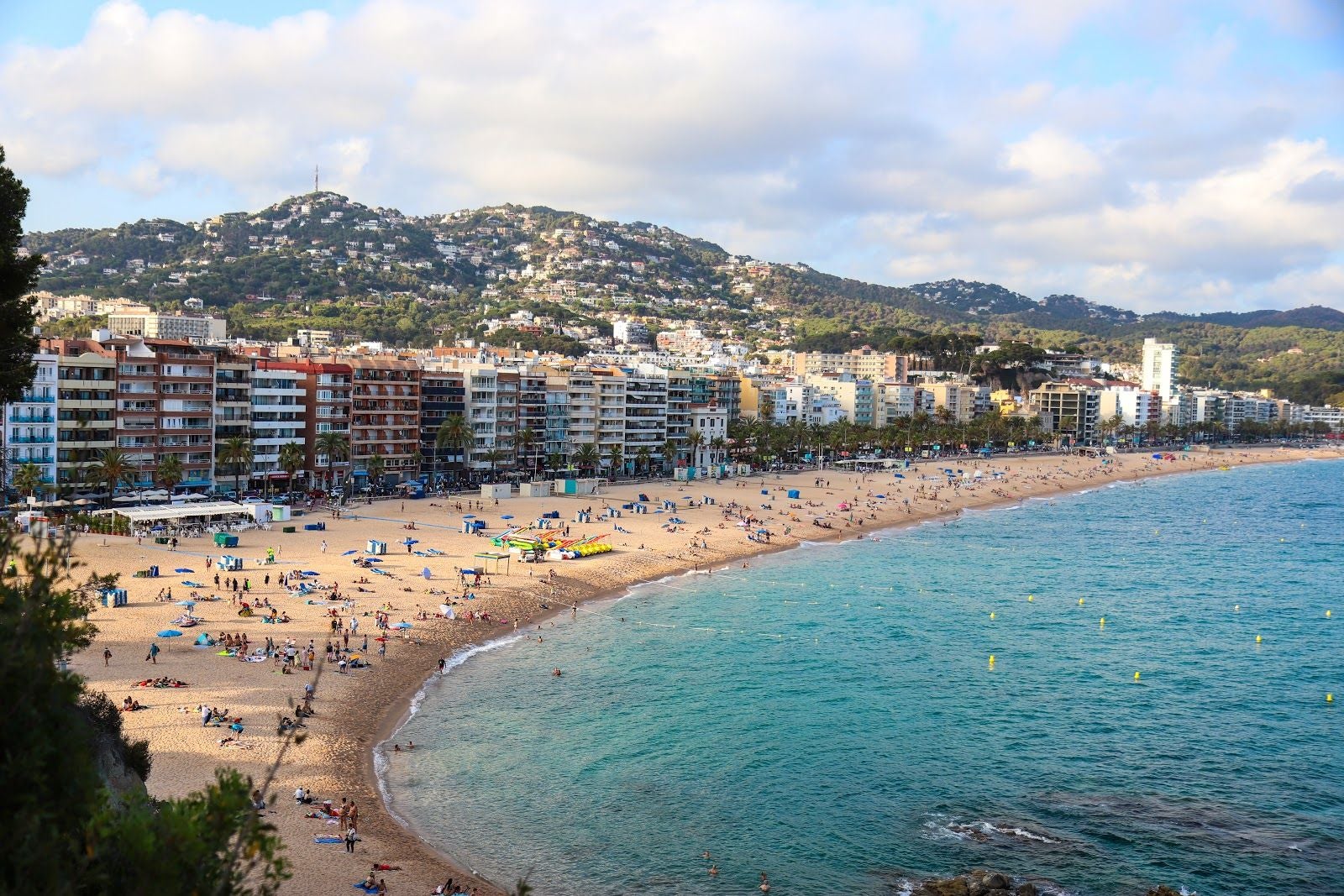 Platja de Lloret de Mar, Lloret de Mar, Selva, Girona, Catalonia, Spain