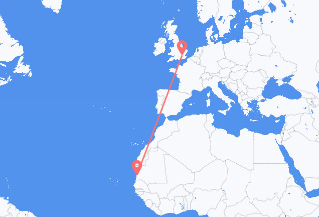 Nouakchott to London