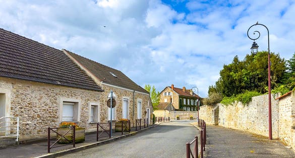 Photo of Street view of Limoges-Fourches in France.